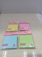 Самоклеящийся блок 76*76мм, 100л., пастельные цвета, микс