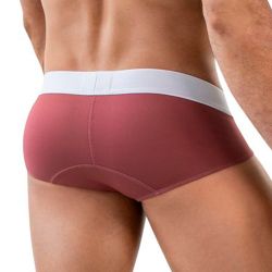 Мужские трусы брифы фиолетовые Clever Moda LECLER CLASSIC BRIEF 186319