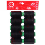 Нитки в наборе «Лучшая швея», цвет чёрный, 10 шт, в пакете