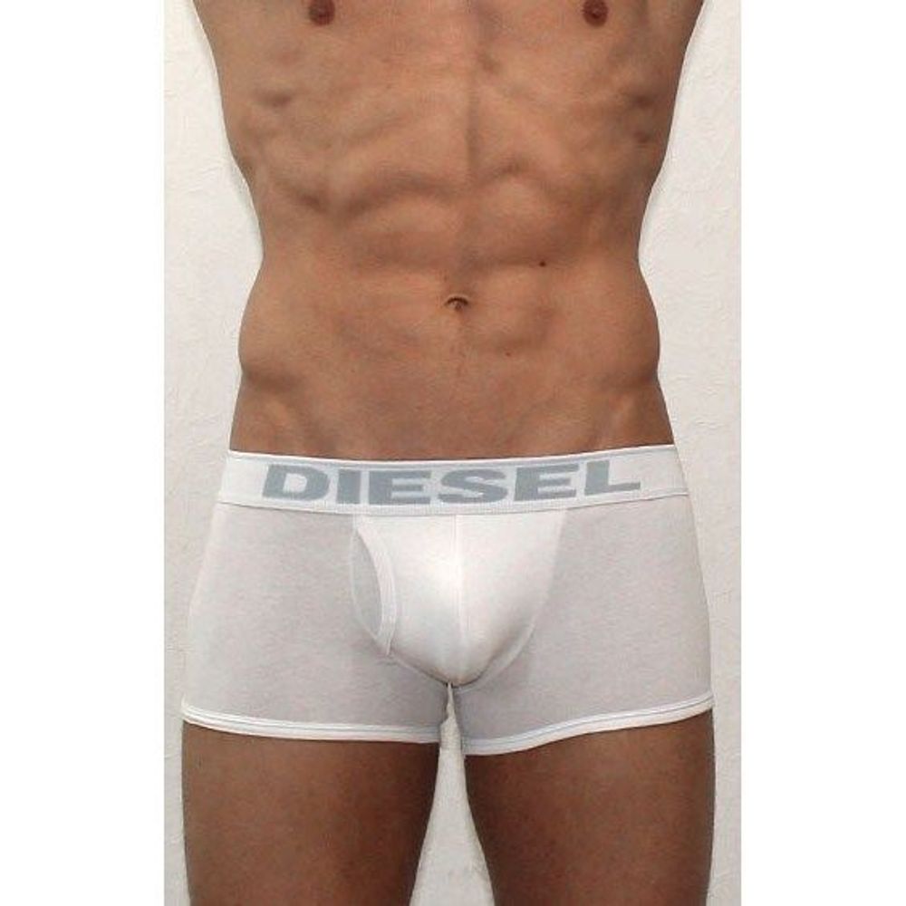 Мужские трусы боксеры белые Diesel White Boxer