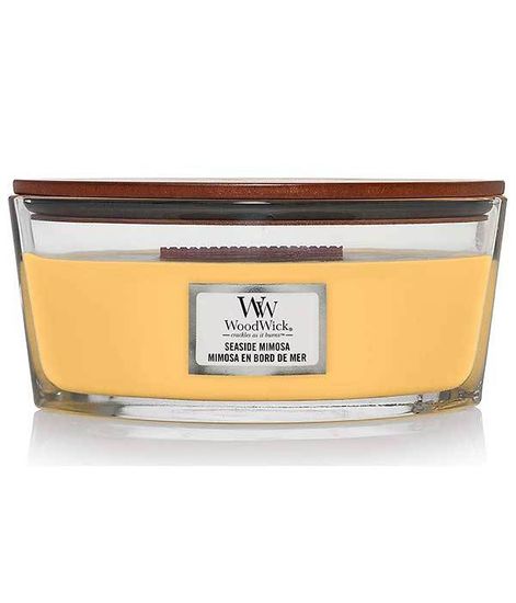 Прибрежная мимоза, ароматическая свеча эллипс, WoodWick