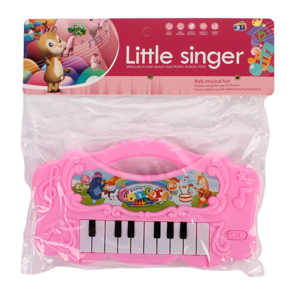 Пианино на бат. 25см, пакет 856-9