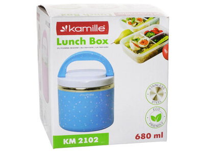 Ланч бокс 680мл, цвет микс