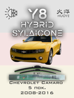 Щетки стеклоочистителя HUOYE Y8 600/525 мм на Chevrolet Camaro | Hook/J-Hook
