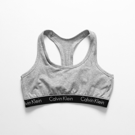 Женский топ спортивный серый Calvin Klein Women Black