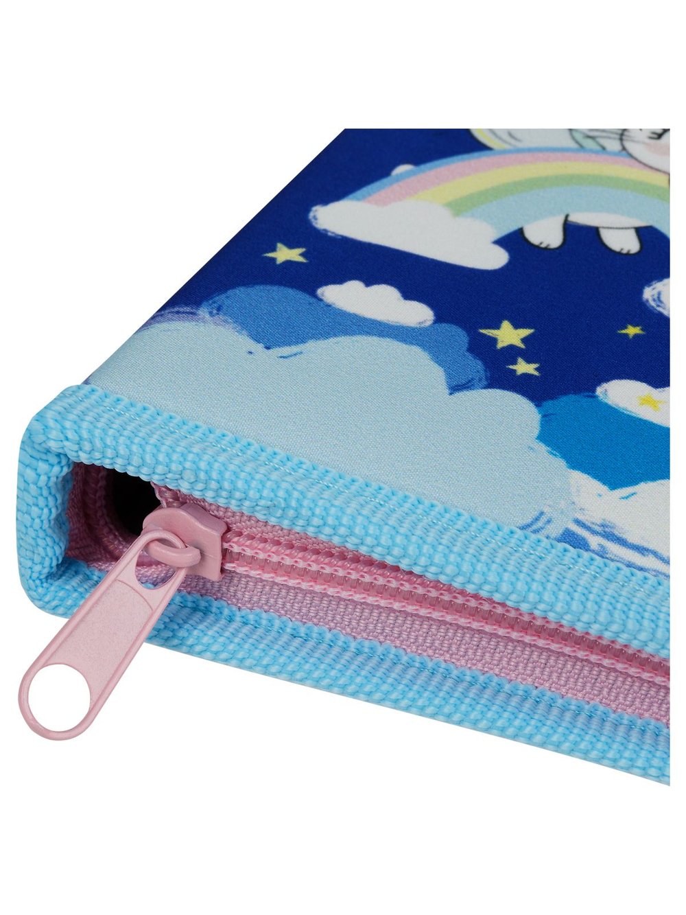 Пенал школьный 1 отделение с дополнительной секцией