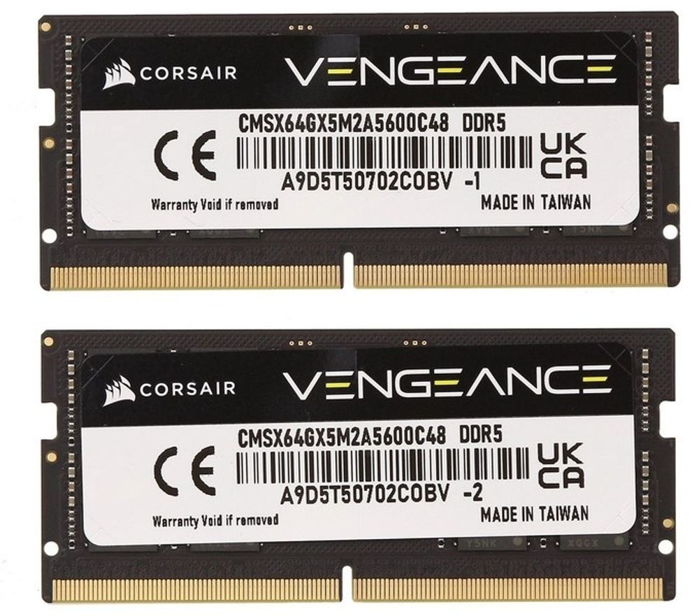 Оперативная память Corsair CMSX64GX5M2A5600C48 64 Гб