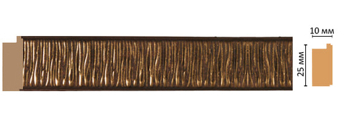 Молдинг Decomaster 102-51 25*10*2400мм