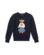 Хлопковый свитер с рисунком медвежонка Ralph Lauren