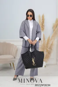 Костюм 2023Н-синій меланж Minova