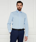 Рубашка H-HANK-kent-C3-214 BOSS BLACK - голубой(50538949)