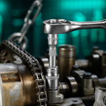 Набор торцевых головок с трещоткой, 1/4", 18 предметов Stels