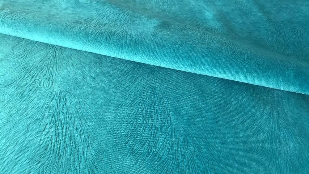 Велюр Чарли 662 бирюзовый