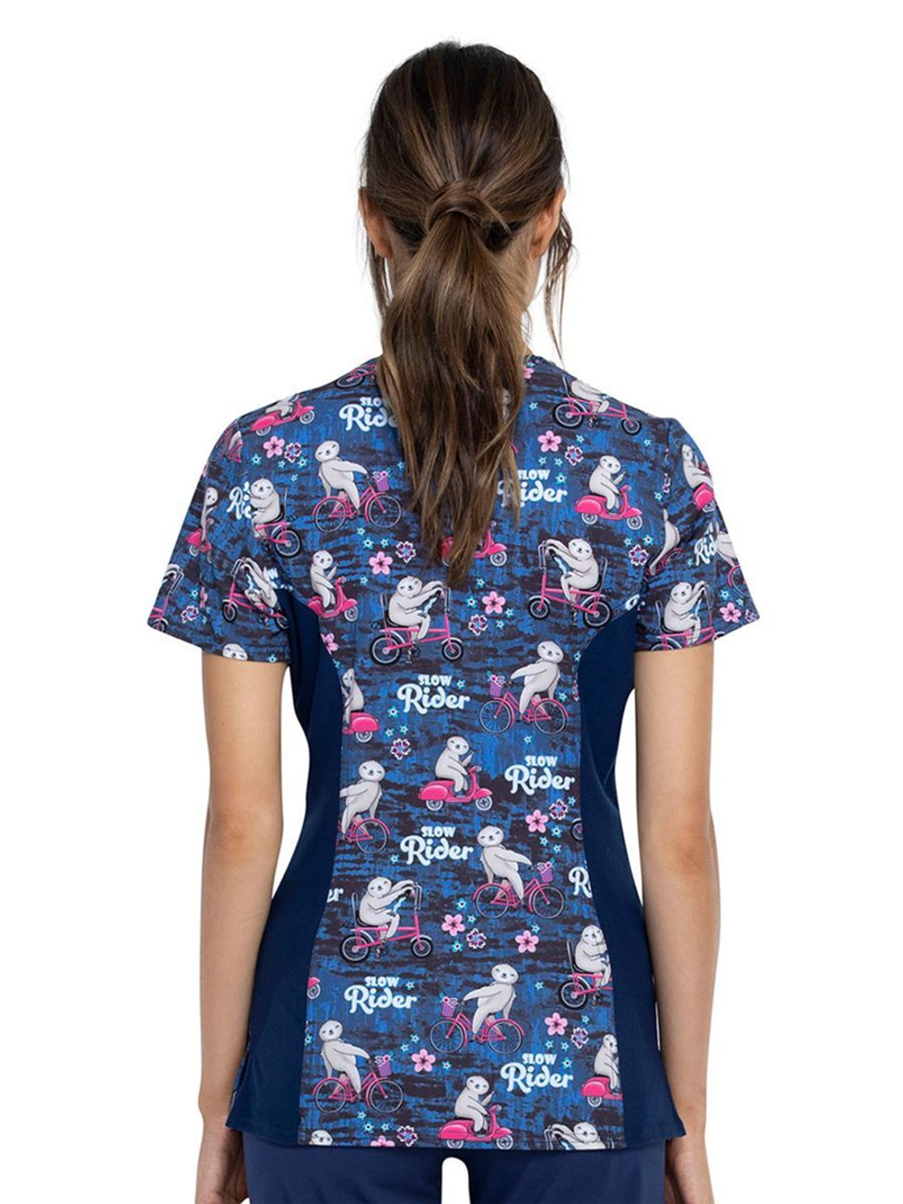 Топ медицинский женский Cherokee CK642, ленивец, XL