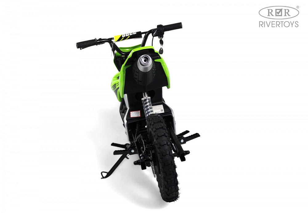 Детский электромотоцикл RiverToys E777KX E777KX-MOTO-GREEN/зеленый
