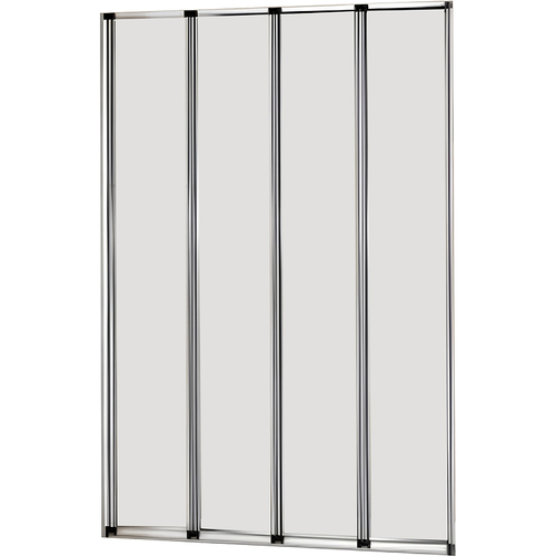 Шторка на ванну WeltWasser WW100 ZA4 80 10000002758 профиль Хром стекло прозрачное