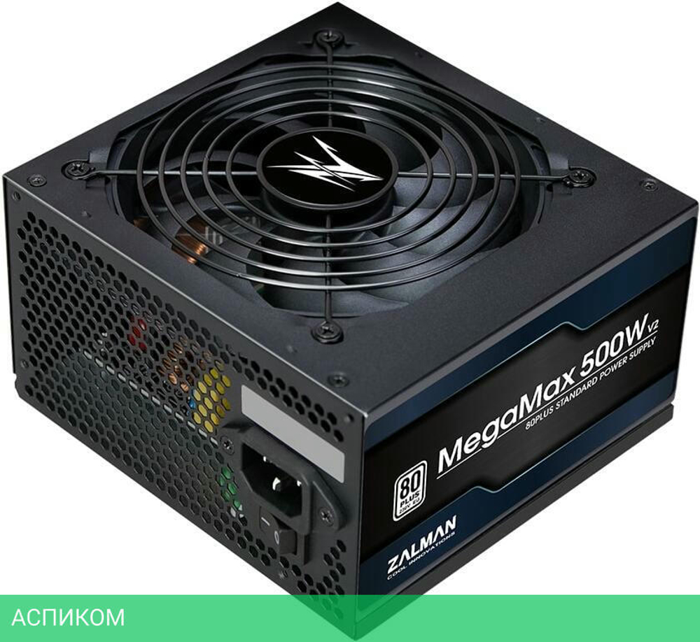 Блок питания Zalman ZM500-TXII V2 APFC 500Вт черный (ZM500-TXIIv2)