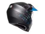 AGV AX9 ANTARTICA MATT BLACK/CYAN