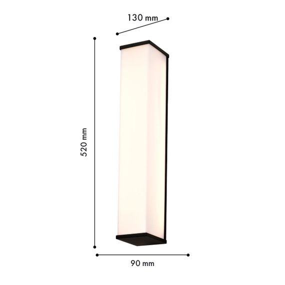 Уличный настенный светодиодный светильник Favourite Paolo 4395-1W
