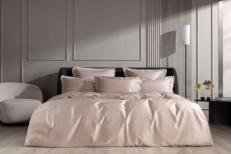 Простыня на резинке хлопок German Grass Аллюр Розовый