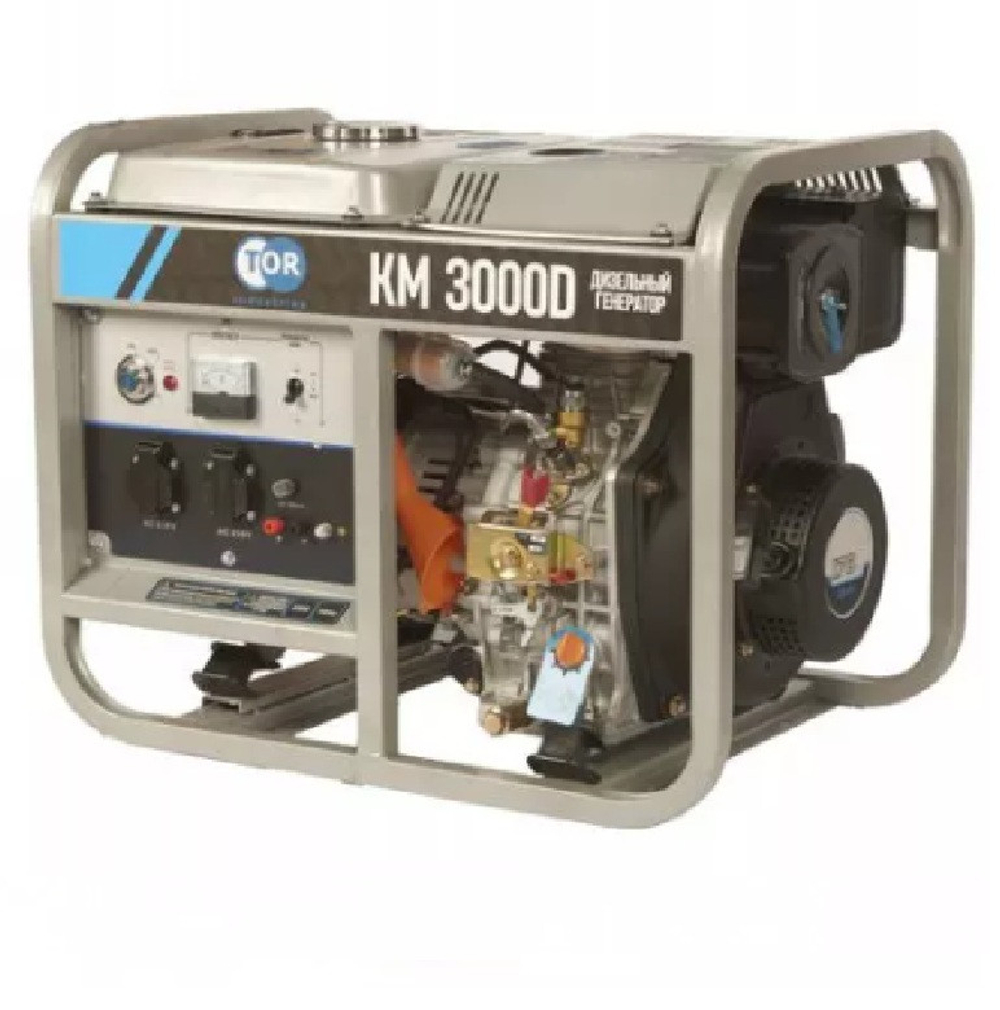 Генератор дизельный Tor KM3000D 1025962 3 кВт 220В 15 л