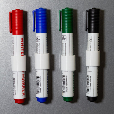 Магнитный держатель/зажим маркера для магнитной доски (for white board), белый