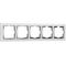 Рамка на 5 постов Werkel Snabb белый/хром W0051901 4690389160943