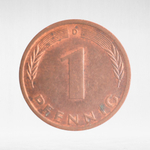 Germany, 1 Pfennig, 1975, (Munich Mint - "D"), VF