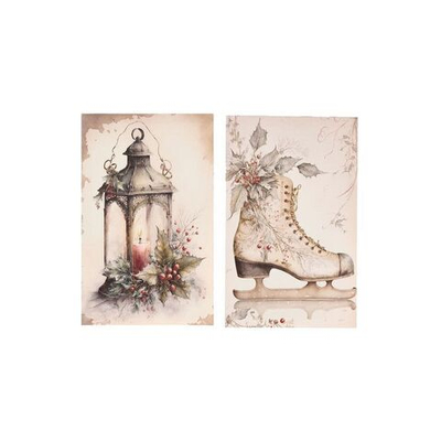 Панно "Фонарь/Конек"  в ассортименте 22x35x2,5см