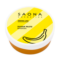 Паста для SPA шугаринга Банановая средняя плотность Saona Cosmetics Aroma Line Banana 200г