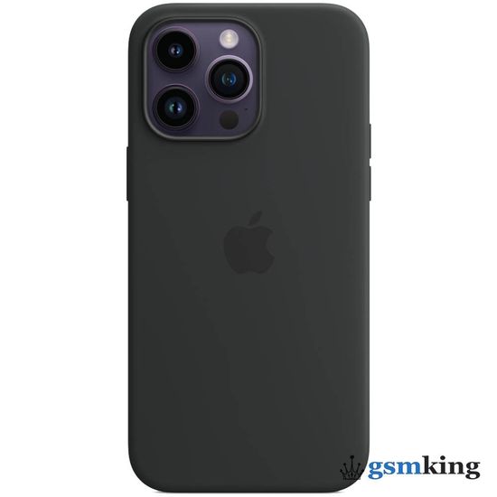 Apple Silicone Case with MagSafe iPhone 14 Pro Midnight (Тёмная ночь) MPTE3ZM/A