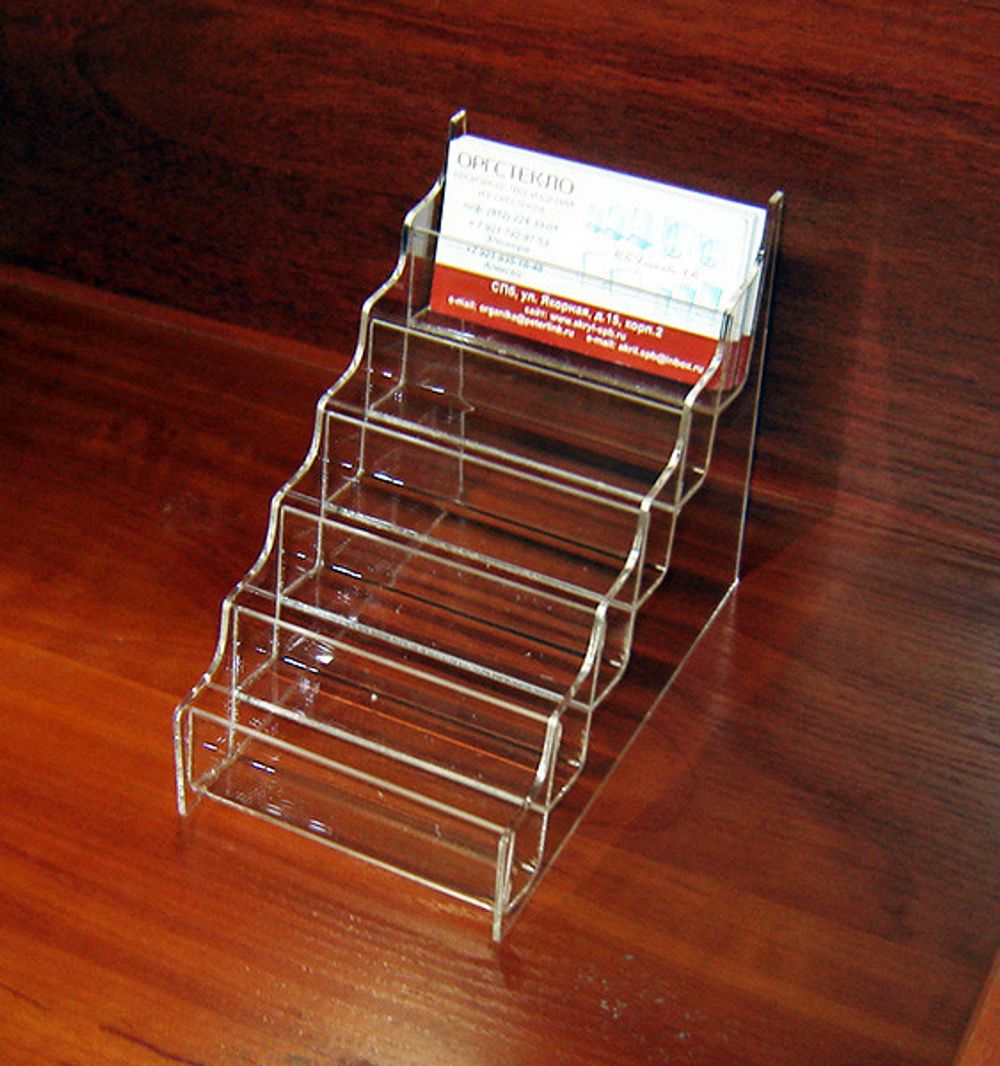 Подставка под визитки 6-ти яр