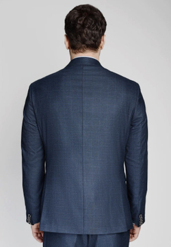 Мужской классический костюм (синий) В62