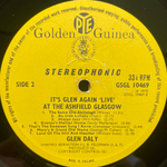 Glen Daly ‎– Live At The Ashfield Glasgow (Англия 1970г.)