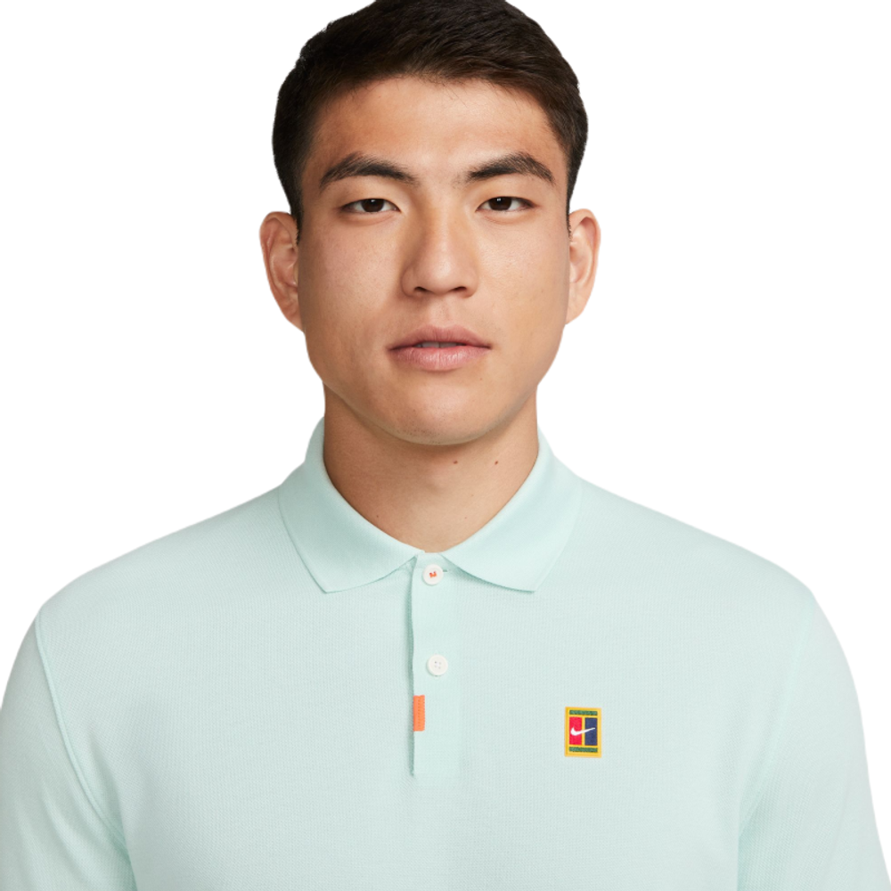 Мужское теннисное поло Nike Polo Dri-Fit Heritage Slim2 - jade ice