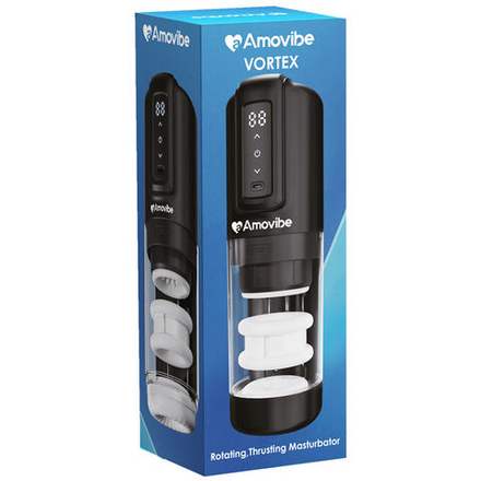 Хай-тек мастурбатор Amovibe Vortex, черный