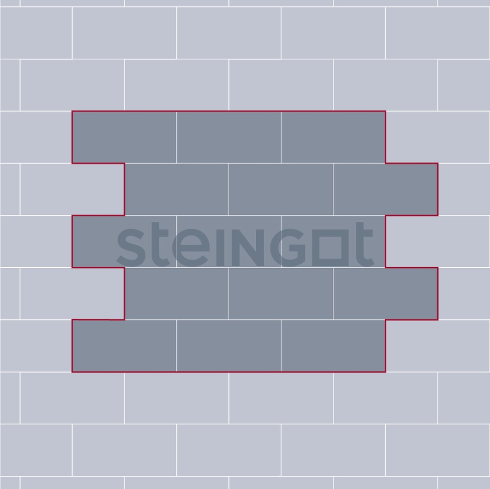 Протектор 320*160 Серебристый камень (Stein Silver) 80 мм