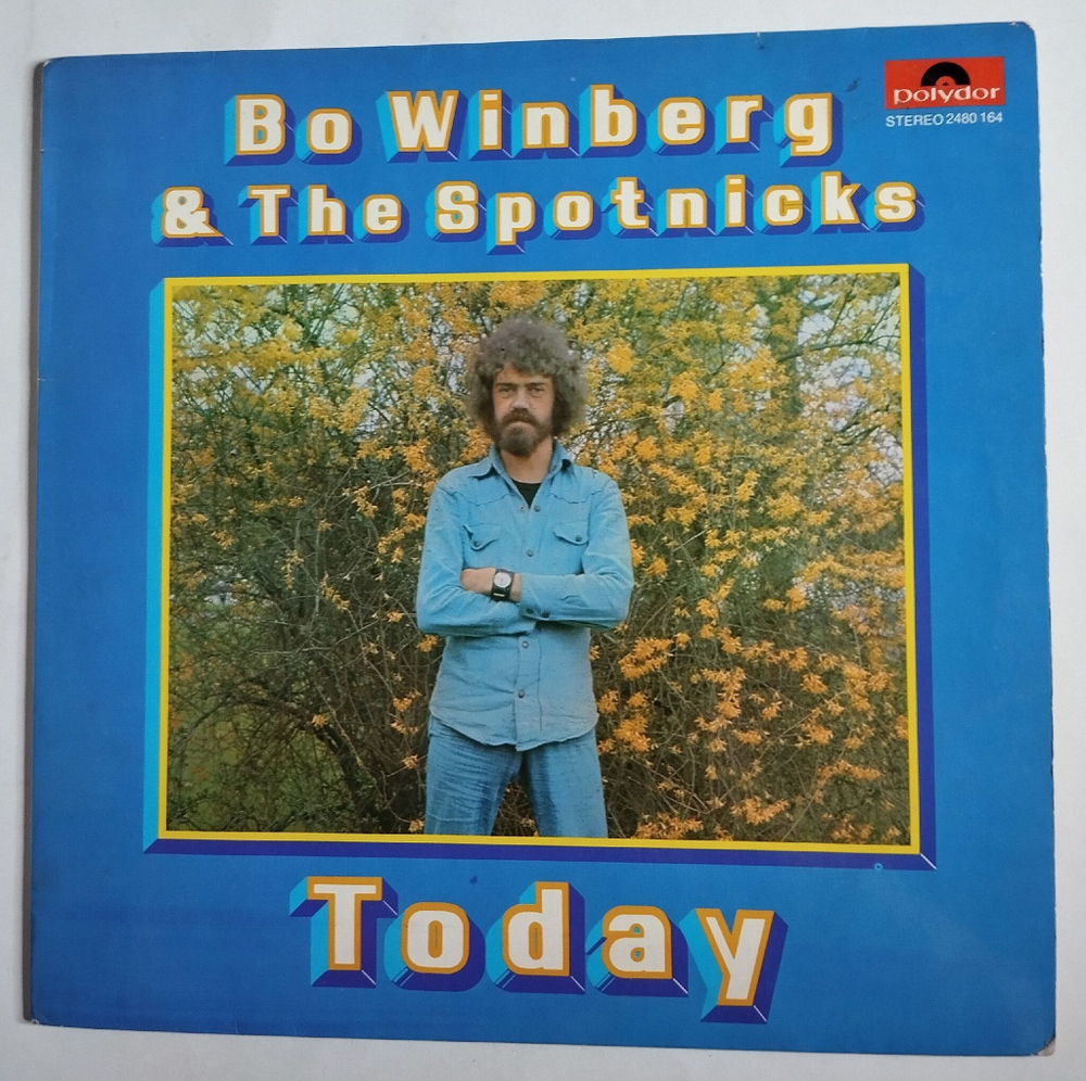 Винтажная виниловая пластинка LP Bo Winberg and The Spotnicks Today (Germany 1973)