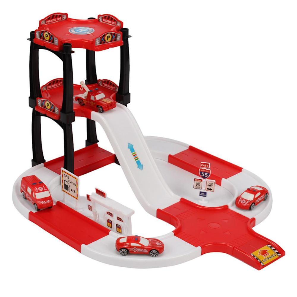 Парковка с транспортом, коробка 599-24B