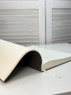 Блокнот А4 200л. (400страниц) без разлиновки Графитовый (К44-905A)