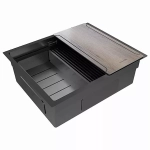 Кухонная мойка Paulmark NEXT-MULTI SINK 58 PM785845-GM вороненая сталь
