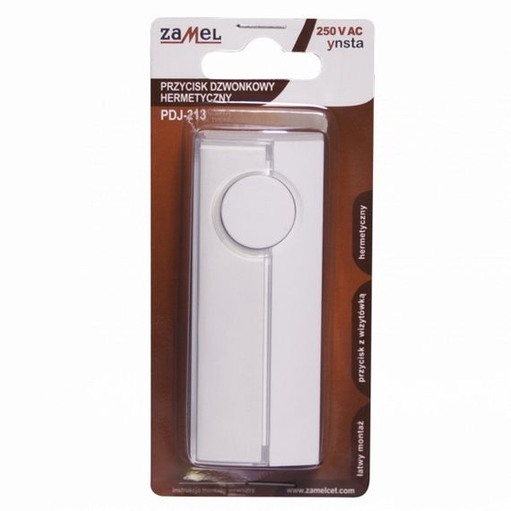 Кнопка звонка Zamel 19743