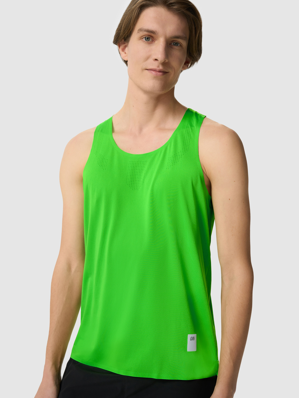 Майка мужская зелёный неон