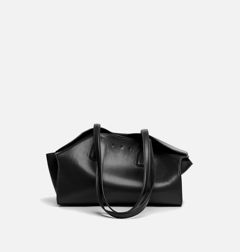 Сумка из натуральной кожи CONTOUR M Coal