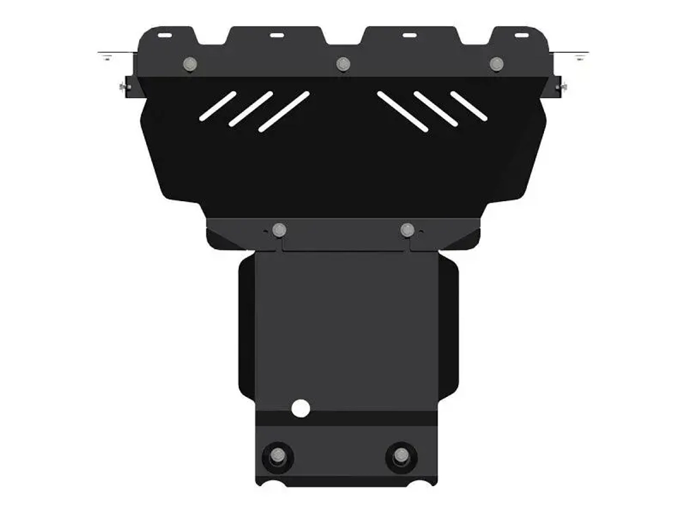 Защита картера двигателя (2,5 мм, сталь) для Jeep Grand Cherokee 2010-2013 (V = 3.6; 3.0d AT), Jeep Grand Cherokee 2013-2021 (V = 3.0; 3.0TD AT) Sheriff.04.1978