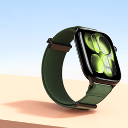 Ремешок зеленого цвета с магнитной фиксацией для смарт часов Apple Watch размером 38, 40, 41 и 42MM, серия Strap (YM Series) от Dux Ducis