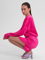 Платье мини с фигурным низом