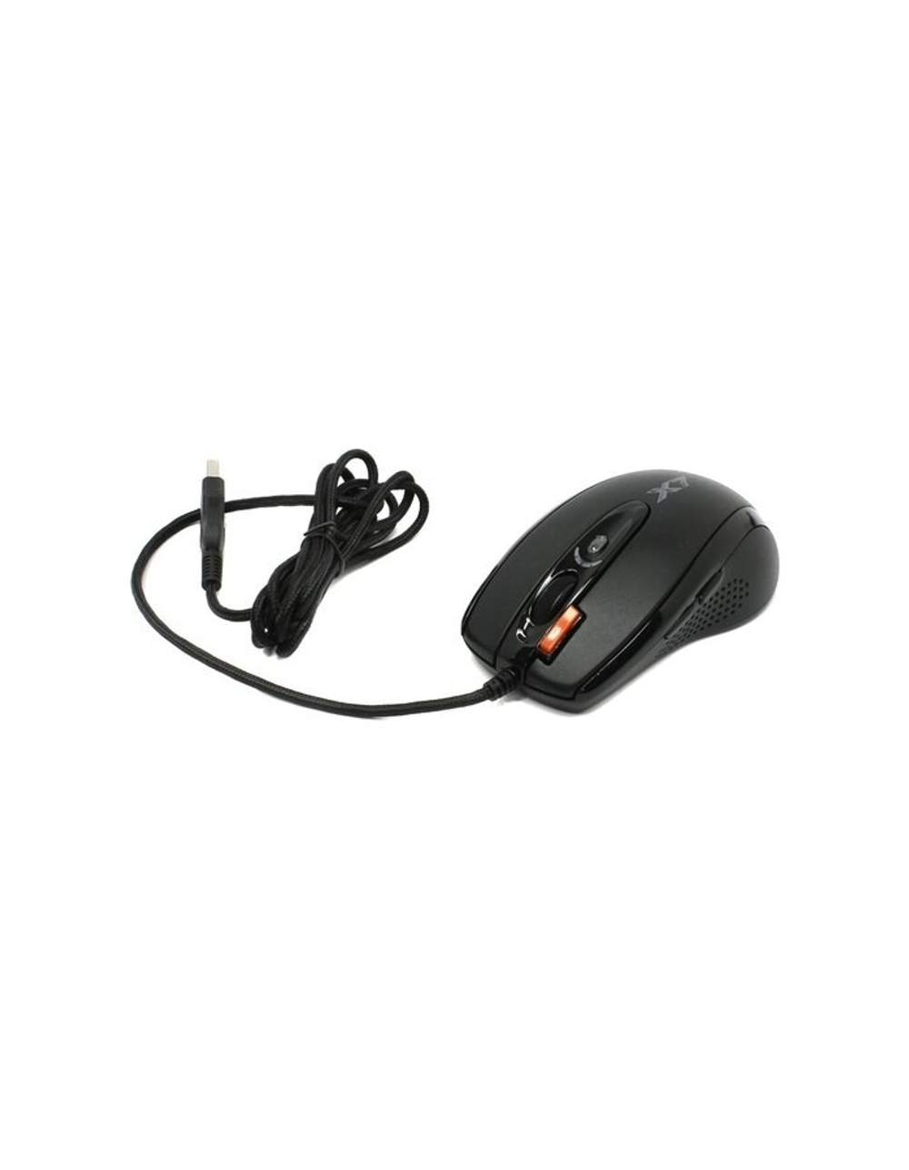 Мышь игровая A4Tech X-718BK , черный , оптическая, 3000dpi , USB, 6 кнопок, RTL {20} (758994/94398)