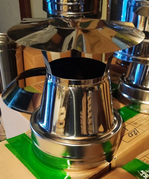 Оголовок сэндвича 120/200 мм нерж. (AISI 430/0,5 мм), ECOFLUE