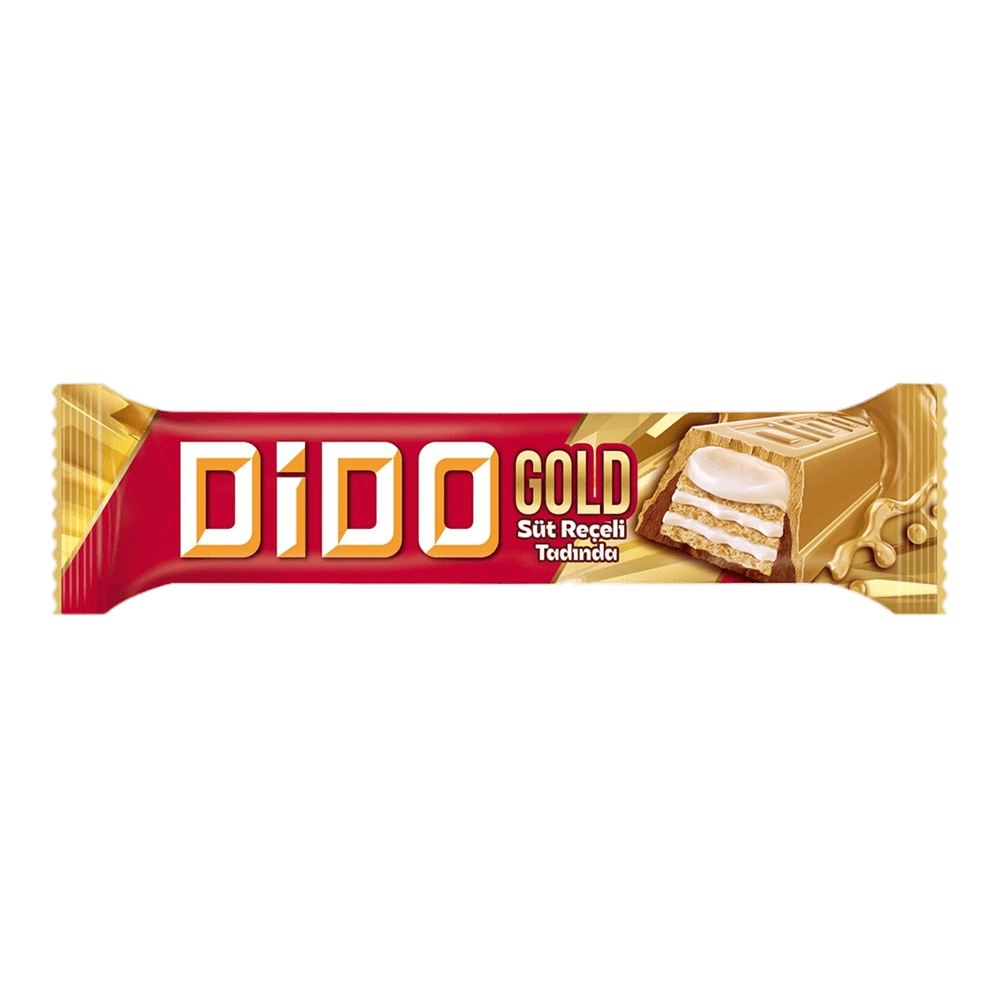 Батончик карамельный с молочной начинкой (DIDO Gold), Ulker, 36гр